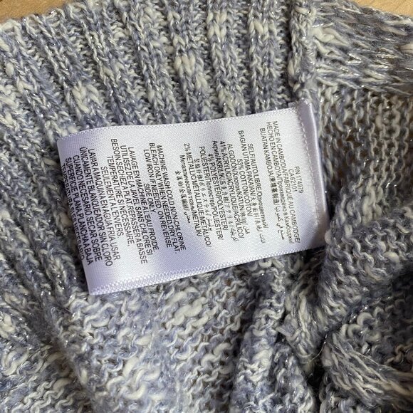 BCBGENERATION New Cropped Metallic Blue Twist Knot - Picture 7 of 7